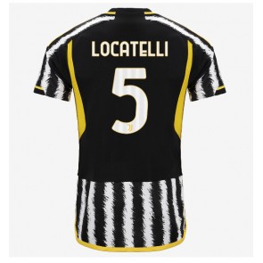 Maillot de foot Juventus Manuel Locatelli #5 Domicile 2023-24 Manches Courte